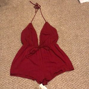 Red romper